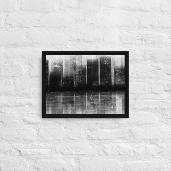 "City Life" Print in Framed Canvas - Image 3