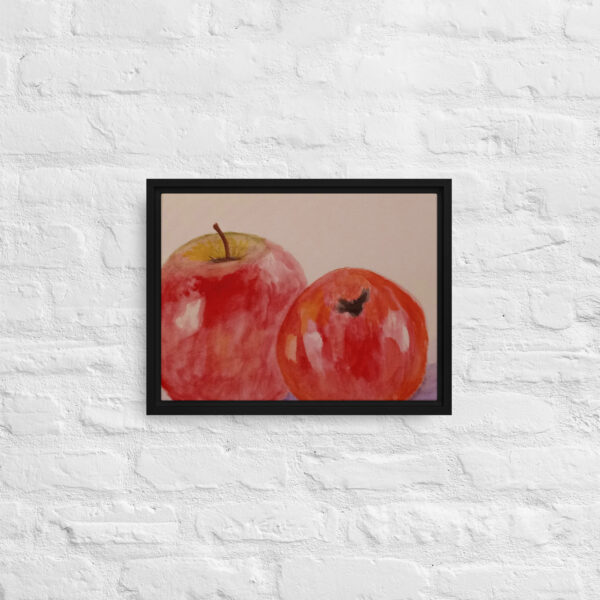 "Apples" Print in Framed Canvas - Image 3