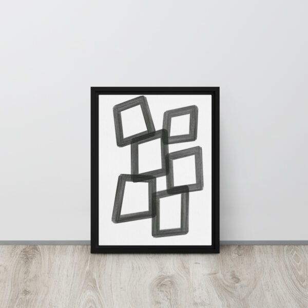"Building" Print in Framed Canvas - Image 2