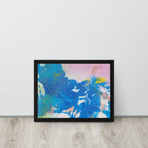 "The Mountains" Print in Framed Canvas - Image 3