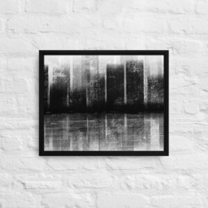 "City Life" Print in Framed Canvas