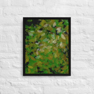 "Evergreen" Print in Framed Canvas