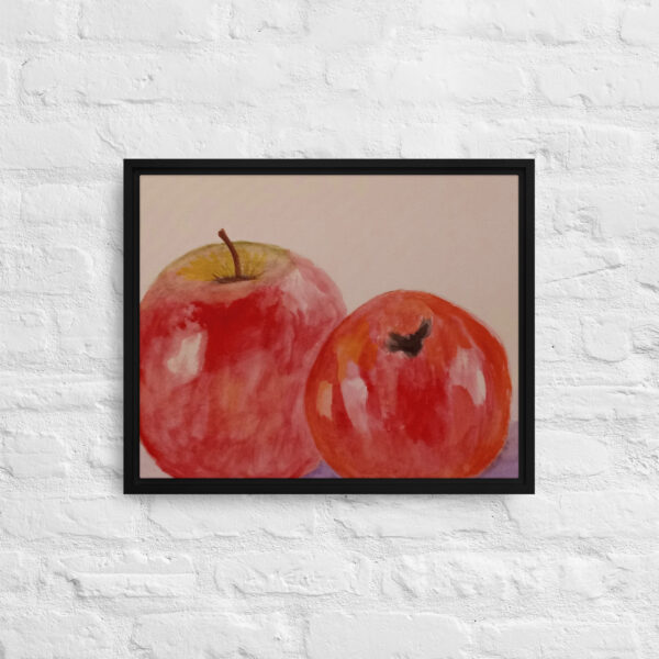 "Apples" Print in Framed Canvas - Image 4