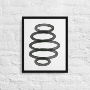 "Balance" Print in Framed Canvas