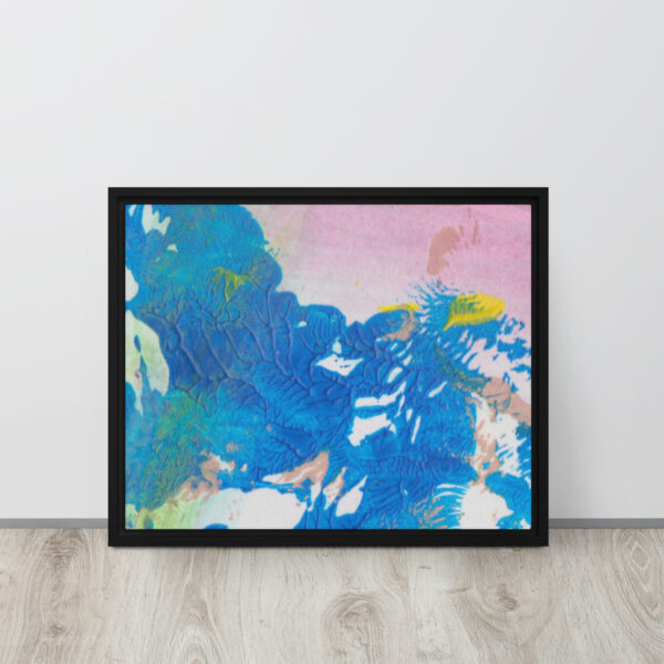 "The Mountains" Print in Framed Canvas - Image 4
