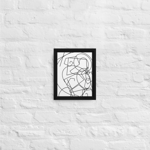 "Happiness" Print in Framed Canvas - Image 2