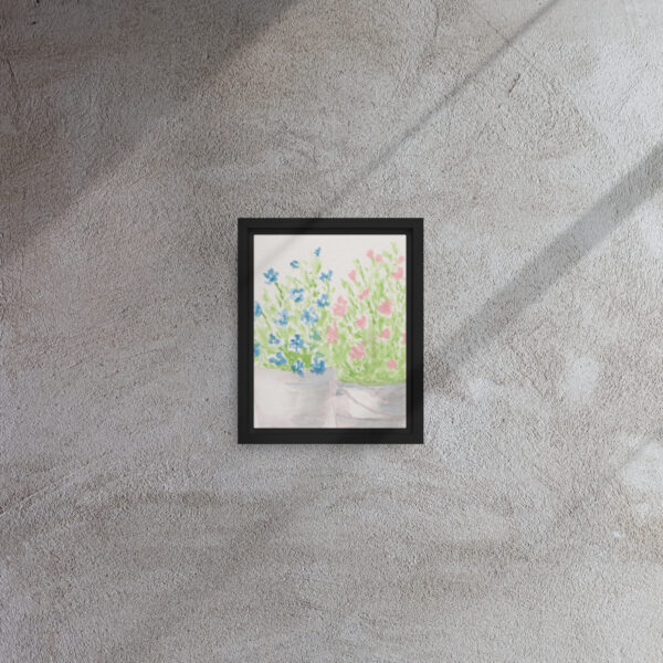 "Friday" Watercolor Print in Framed Canvas - Image 2