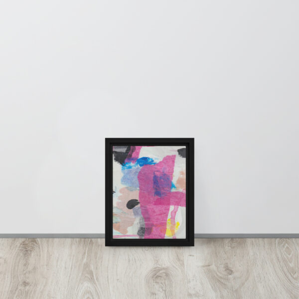 "Imagination" Multi-Media Abstract Print in Framed Canvas - Image 2
