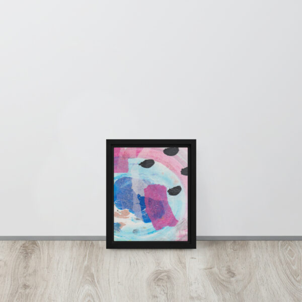 "Dreamland" Multi-Media Abstract Print in Framed Canvas - Image 2