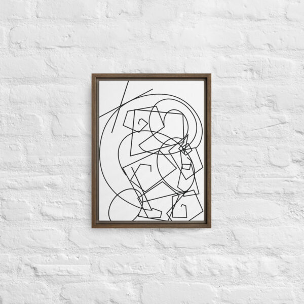 "Happiness" Print in Framed Canvas - Image 5