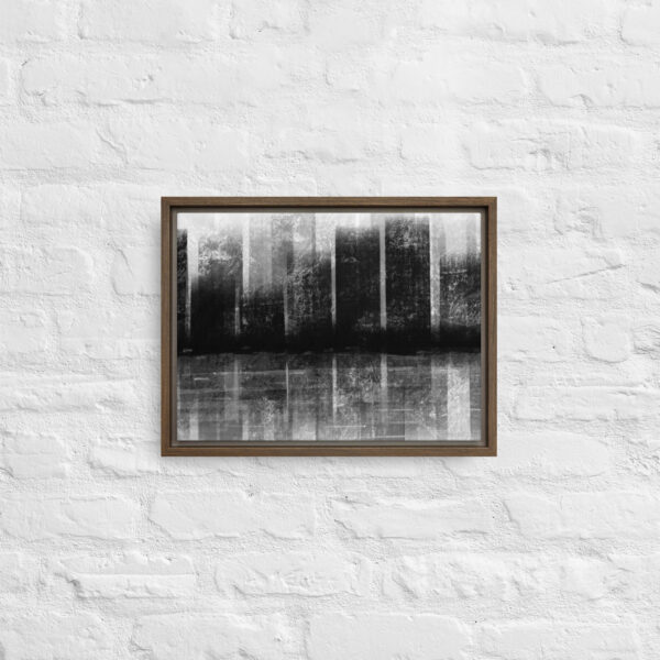 "City Life" Print in Framed Canvas - Image 5