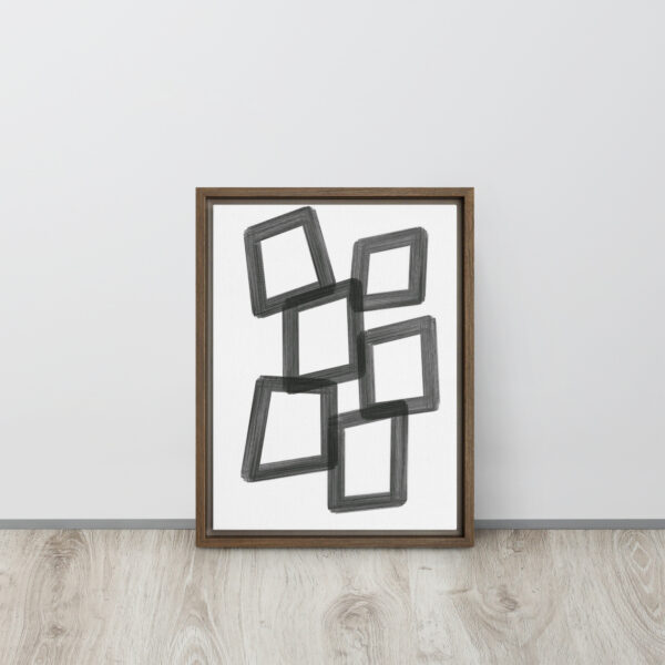 "Building" Print in Framed Canvas - Image 3