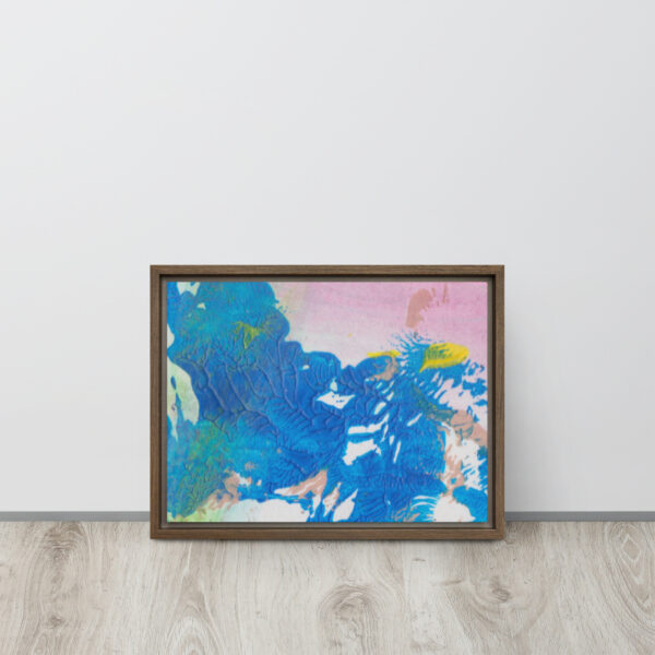 "The Mountains" Print in Framed Canvas - Image 6