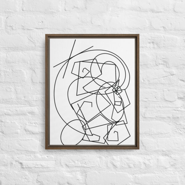 "Happiness" Print in Framed Canvas - Image 6