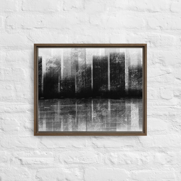 "City Life" Print in Framed Canvas - Image 6