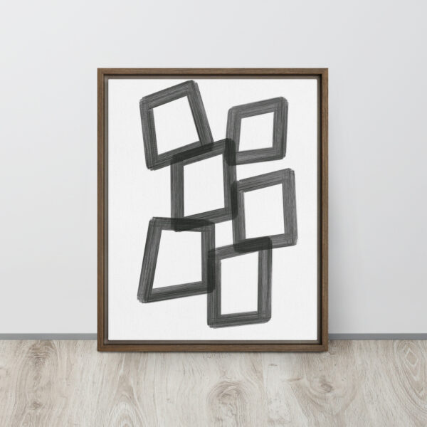 "Building" Print in Framed Canvas - Image 4