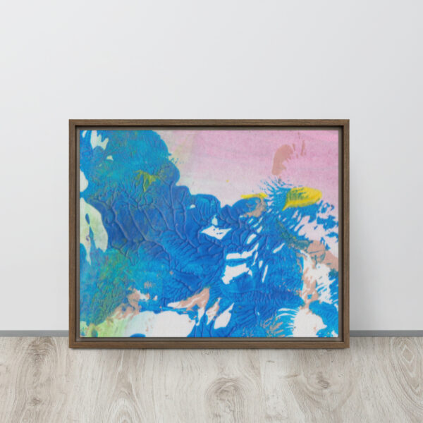 "The Mountains" Print in Framed Canvas - Image 7