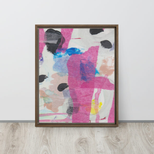"Imagination" Multi-Media Abstract Print in Framed Canvas - Image 7