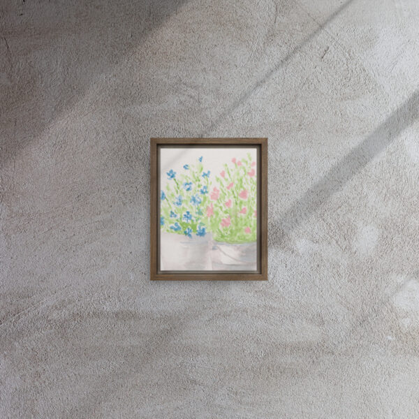 "Friday" Watercolor Print in Framed Canvas - Image 5