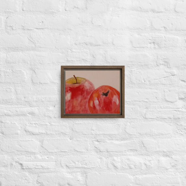 "Apples" Print in Framed Canvas - Image 5