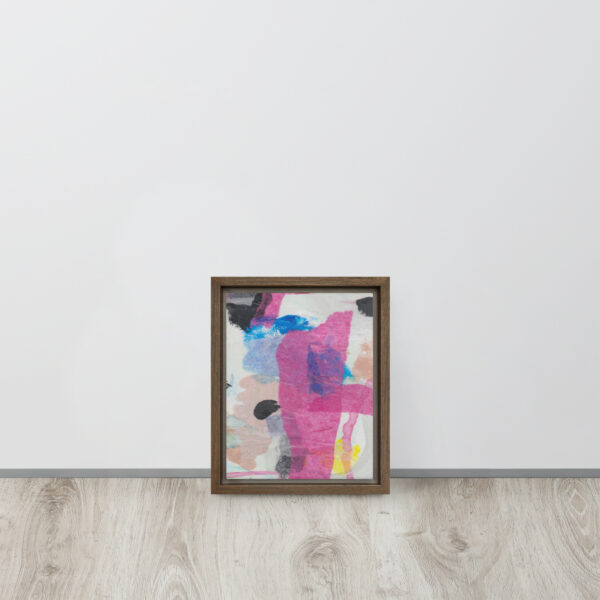 "Imagination" Multi-Media Abstract Print in Framed Canvas - Image 5