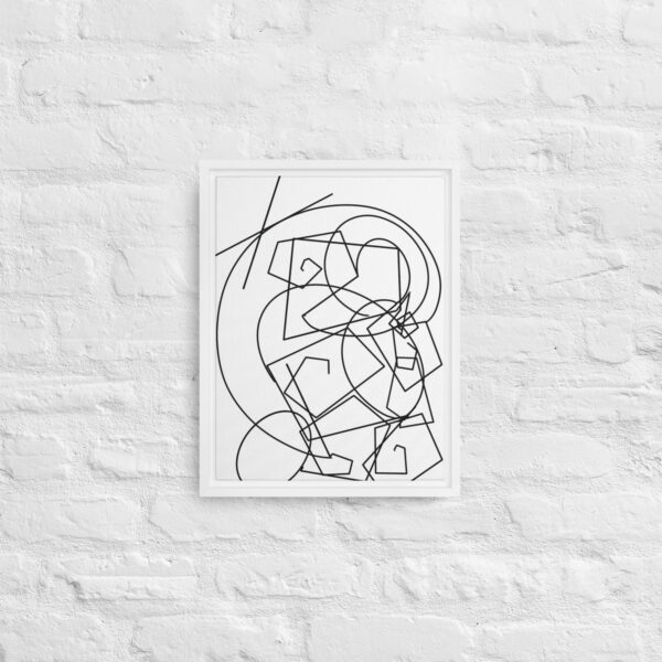 "Happiness" Print in Framed Canvas - Image 8