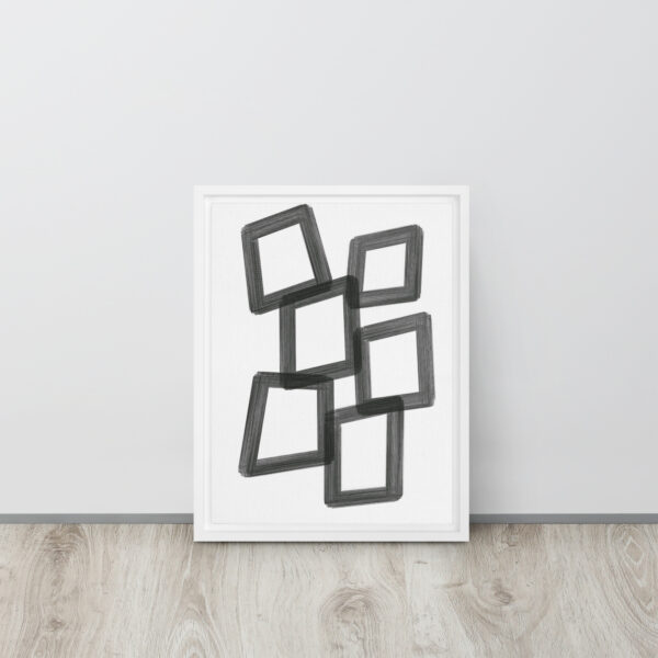 "Building" Print in Framed Canvas - Image 5