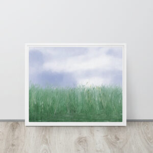 "The Marshes" in Framed Canvas
