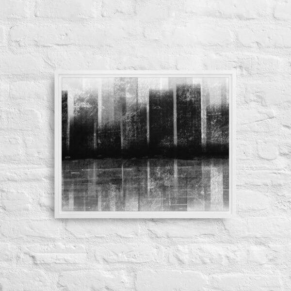 "City Life" Print in Framed Canvas - Image 9