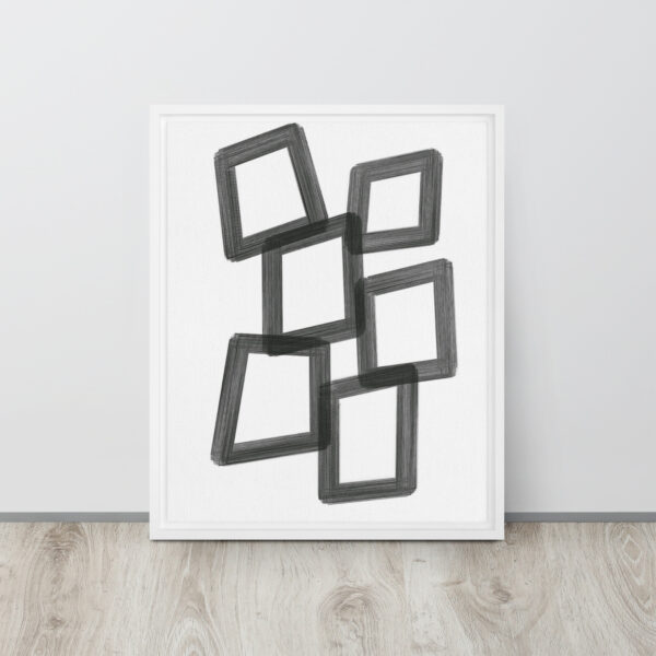 "Building" Print in Framed Canvas - Image 6