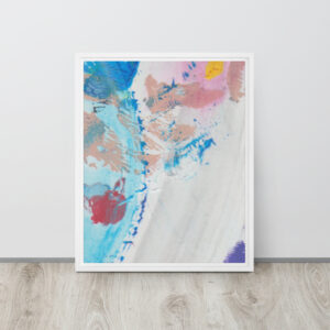 "I Lose Control" Print in Framed Canvas