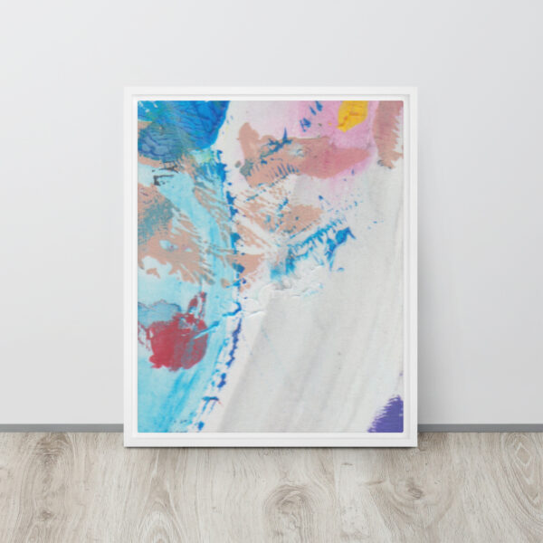 "I Lose Control" Print in Framed Canvas