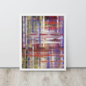 "Controlled Perception" Print in Framed Canvas
