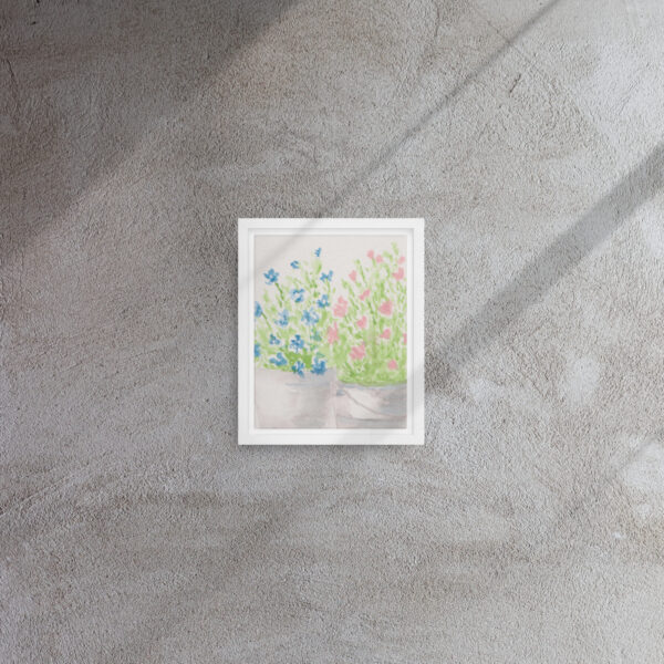 "Friday" Watercolor Print in Framed Canvas - Image 8