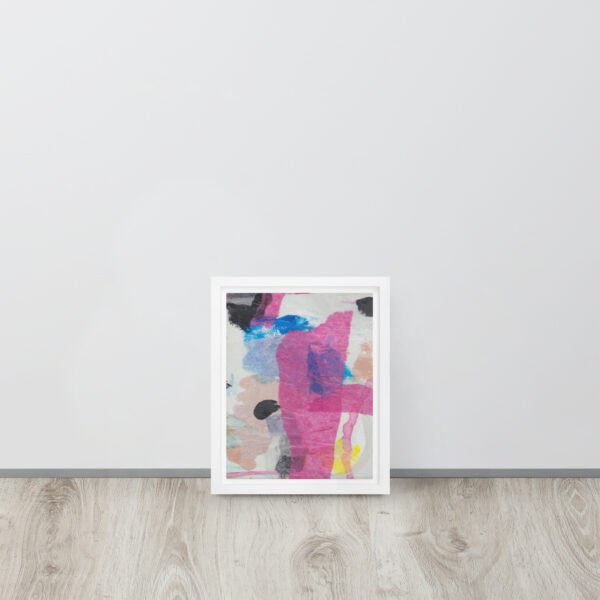 "Imagination" Multi-Media Abstract Print in Framed Canvas - Image 8