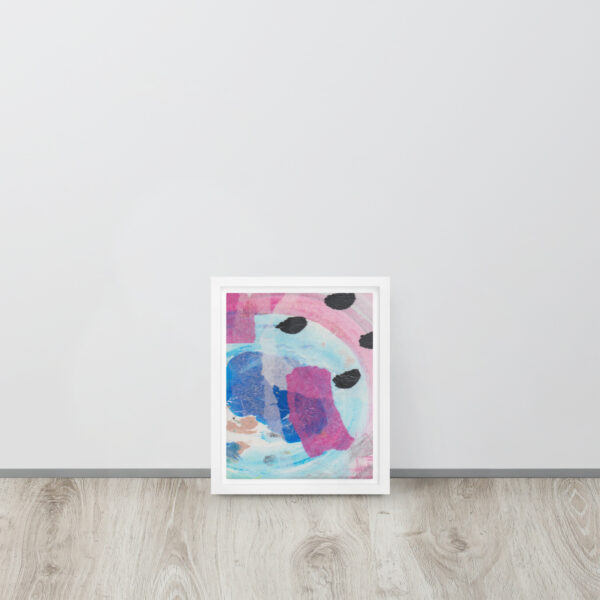 "Dreamland" Multi-Media Abstract Print in Framed Canvas - Image 8